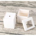 Custom Luxury White Rigid Candle Box